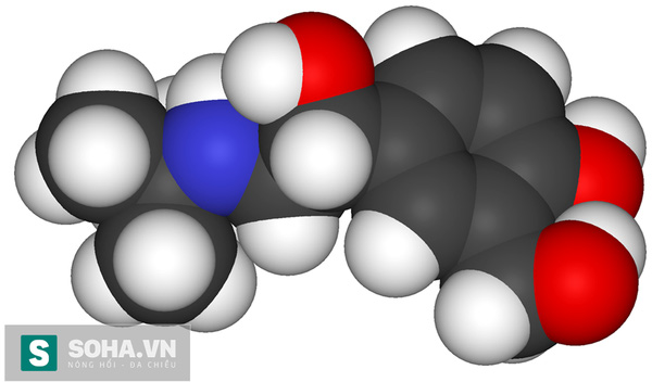 Công thức phân tử của salbutamol là C13H21O3N.