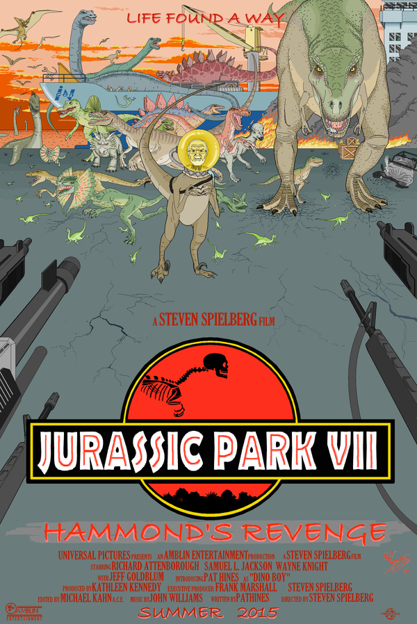 Poster phim Jurassic Park.