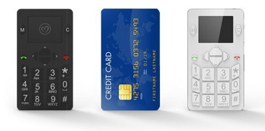  Micro Phone - điện thoại kích thước chỉ bằng chiếc thẻ tín dụng với chức năng nghe gọi và nhắn tin SMS 