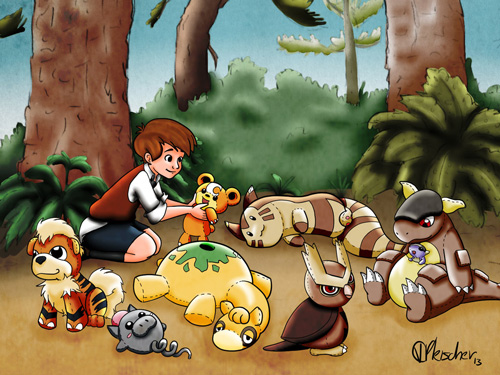 
Winnie The Pooh + Pokémon
