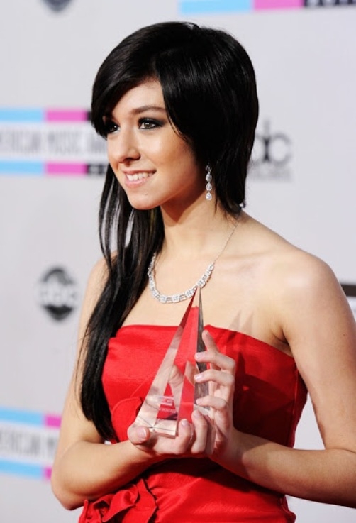 
Christina Grimmie nhận giải thưởng ở lễ trao giải American Music Awards
