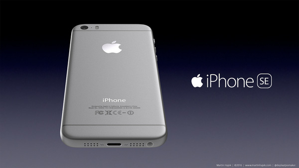  iPhone SE của Martin Hajek vừa làm người ta nghĩ đến iPhone 6s, vừa gợi nhớ đến iPhone 5s. 