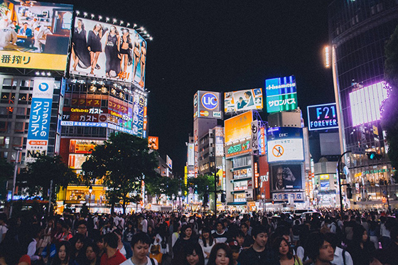  Những biển quảng cáo bắt mắt tại Shibuya. Ảnh: Tumblr 