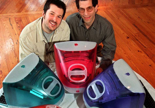 iMac là đứa con của Jony Ive (trái) và Jon Rubinstein (phải).