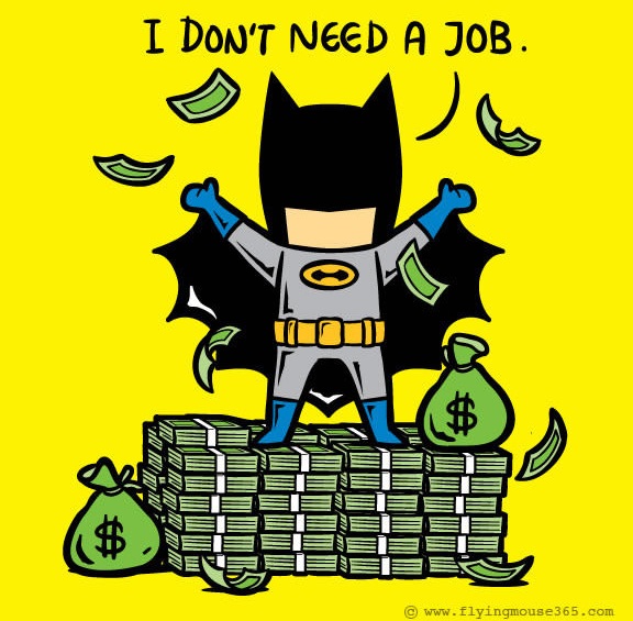 
Nếu hết kẻ xấu thì Batman sẽ... chẳng phải làm gì cả, tiền nhiều rồi, việc gì phải đi làm chứ?
