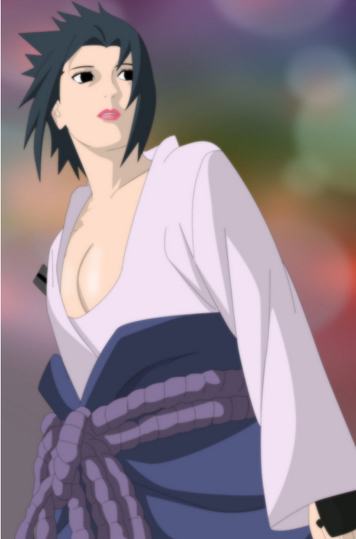 
Sasuke sao lại có dáng vẻ lả lơi của Tsunade thế nhỉ ?

