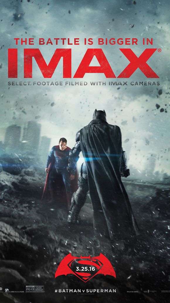 
Poster IMAX cho siêu bom tấn về cuộc chiếu giữa hai người hùng vĩ đại
