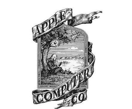 Logo đầu tiên của Apple. 