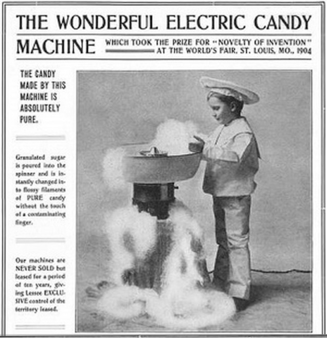  Quảng cáo về máy sản xuất kẹo bông chạy điện. 