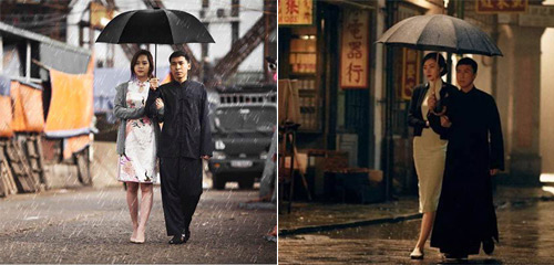 
Cảnh hai vợ chồng Diệp Vấn bước đi trong cơn mưa từng khiến các fan hâm mộ chao đảo.
