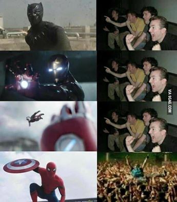 
Và đây là phản ứng của các fan sau khi thấy các siêu anh hùng trong Captain America dần được lộ diện
