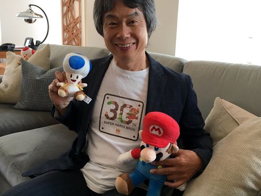 
Ông Shigeru Miyamoto - cha đẻ của Mario và cũng là giám đốc sáng tạo tại Nintendo
