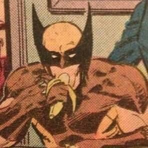 
Đừng hiểu nhầm Wolverine nhé, anh ta đang ăn chuối thôi mà.
