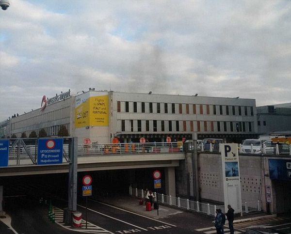  Sân bay Brussels nơi xảy ra sự việc. 