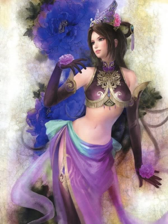 
Tạo hình của mỹ nữ Điêu Thuyền trong dòng game hành động huyền thoại Dynasty Warriors
