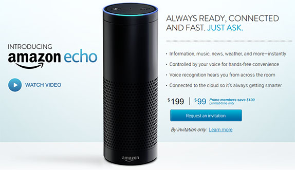 Thiết bị trợ lý giọng nói Echo của Amazon cũng mang giọng của một cô gái