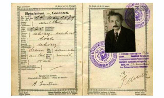 Hộ chiếu Thụy Sĩ của Einstein