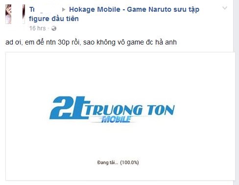 
Nhiều game thủ gặp lỗi load 100% nhưng để nguyên rất lâu vẫn chẳng vào được game.
