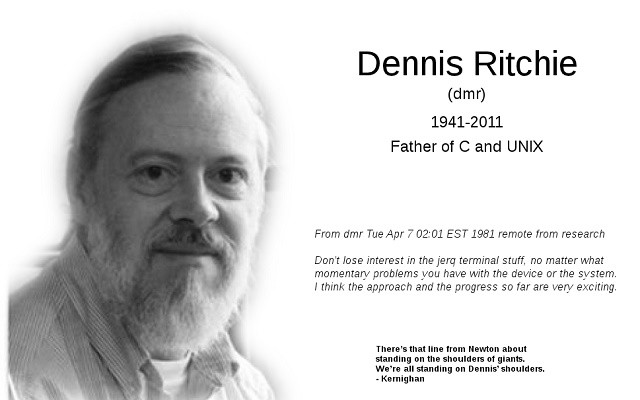  Dennis Ritchie, cha đẻ của Unix, đã có lần khẳng định rằng ông muốn cả ngày sinh lẫn ngày mất của mình có thể tồn tại trên khoảng thể hiện của Unix. Vì vậy, hệ điều hành này đã lựa chọn số nguyên có dấu để lưu thời gian. 