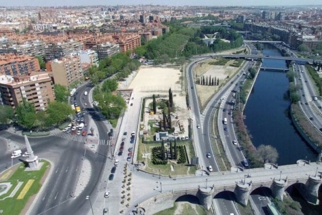 
Bờ sông Madrid trước đây
