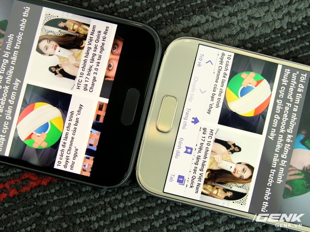  Dù sở hữu kiểu dáng tương tự nhau, nhưng nút Home trên HTC 10 lại có cơ chế hoạt động khác Galaxy S7 