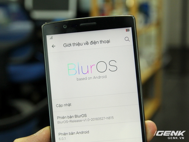 
LG G4 đang chạy trên phiên bản BlurOS chính thức
