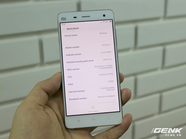  Phiên bản Xiaomi Mi 4 phân phối chính hãng tại Việt Nam có sẵn Google Play Store 