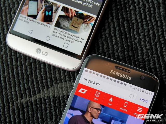 
Cuộc đối đầu giữa Galaxy S7 của Samsung và G5 của LG hứa hẹn sẽ trở nên cực kì hấp dẫn trong thời gian tới.
