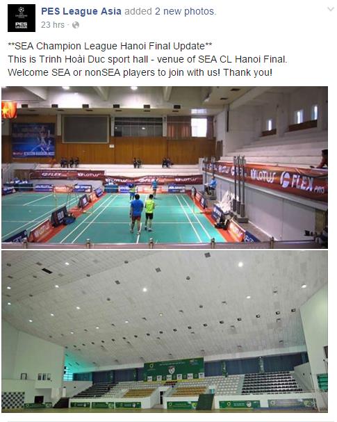 
Giải đấu dự kiến tổ chức tại nhà thi đấu Trịnh Hoài Đức, Hà Nội.
