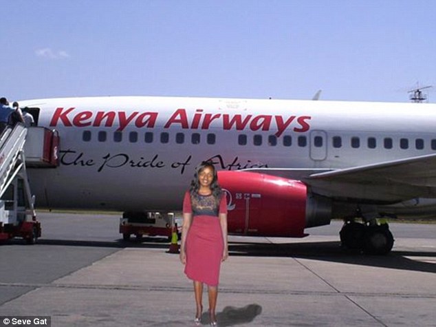  “Tôi đang chuẩn bị sang Trung Quốc nè”- Bức ảnh “chụp” tại sân bay Kenya. 