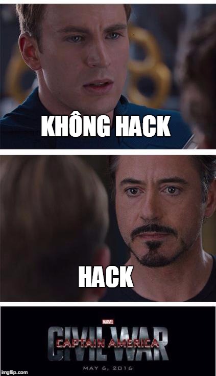 Chống Hack – Civil War của CF
