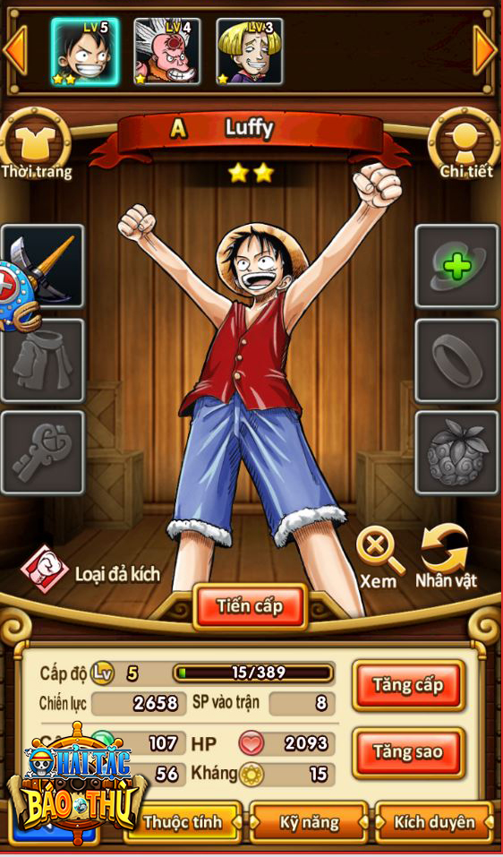 
Tạo hình nhân vật “chuẩn” One Piece
