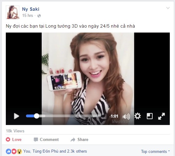 
Nữ DJ xinh đẹp Ny Saki cũng là fan cuồng nhiệt của Long Tướng 3D
