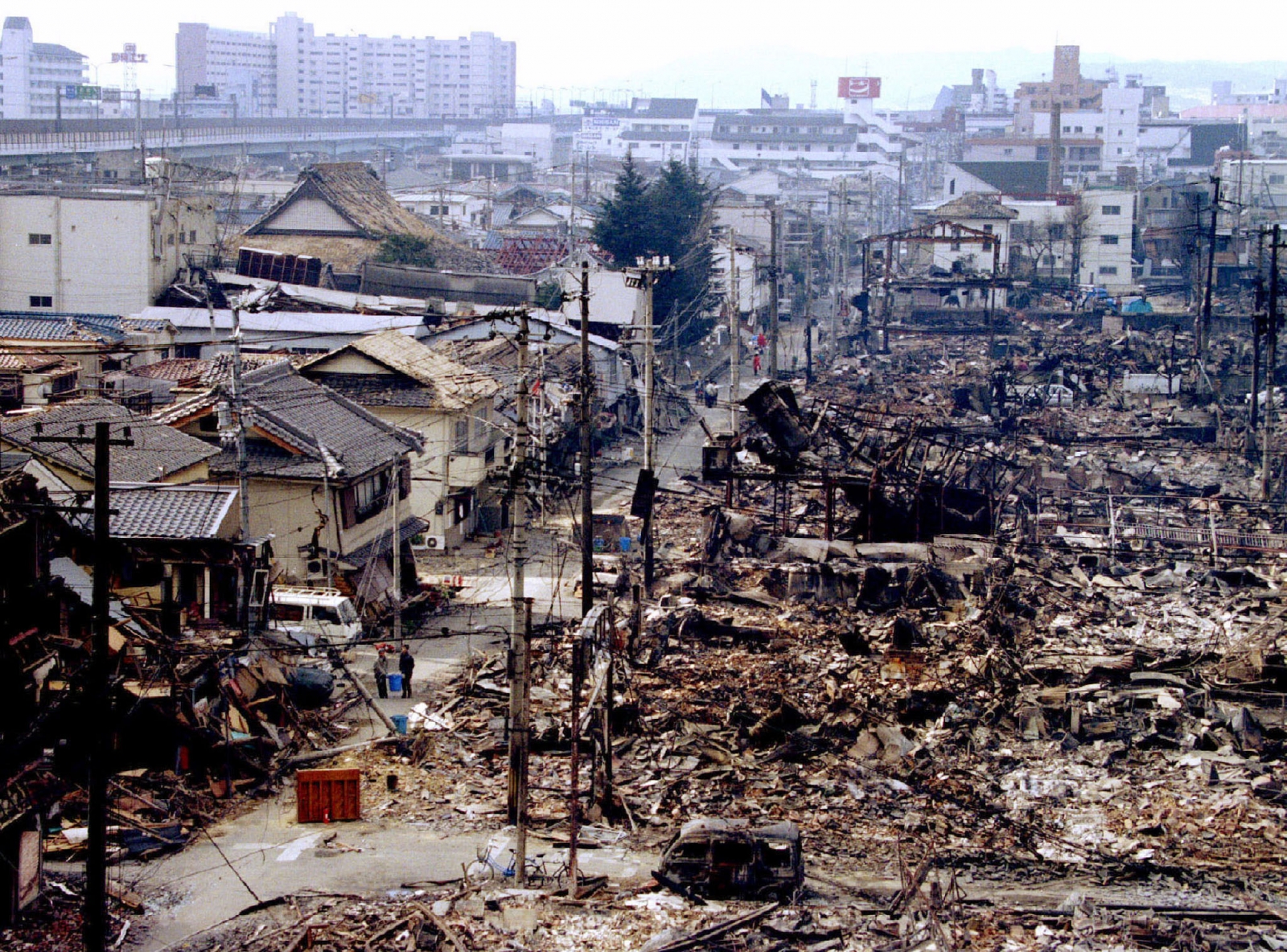 Thảm họa động đất tại Kobe năm 1995. 