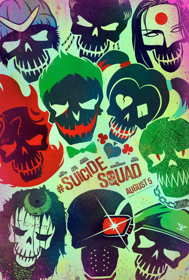 
Poster cực chất của Suicide Squad

