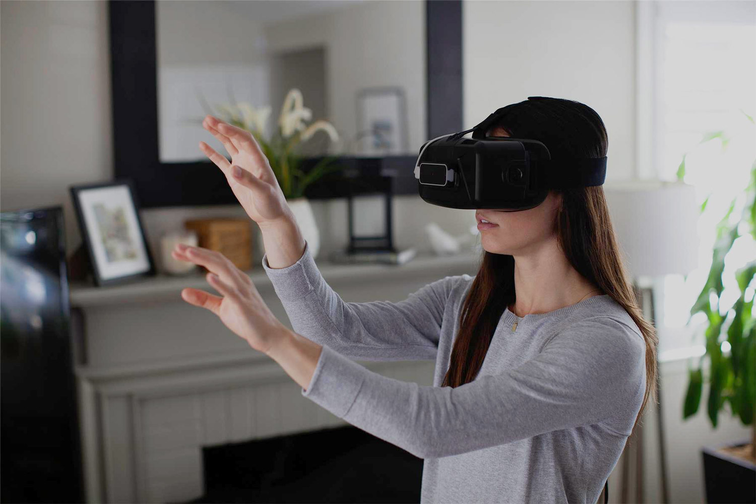 
Leap motion giúp tăng cường độ thật khi chơi VR​
