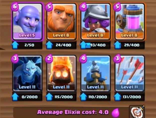 Clash Royale: Deck Giant Bowler Để Cày Arena 8 – 9