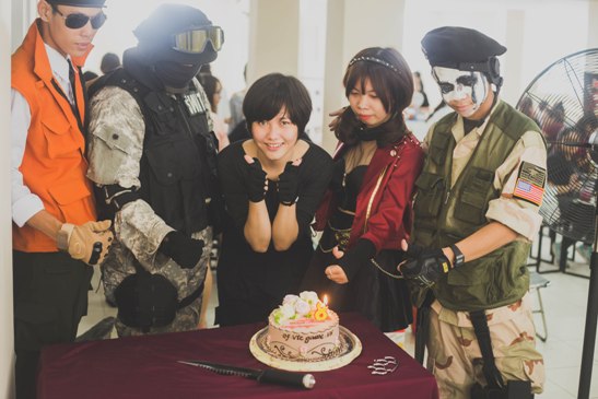 
Đội hình coser hùng hậu, từ trái sang gồm các nhân vật: Blade BL, SWAT 2.0 Camo, Lady Ranger, Venus BL và Navy Seal BL

