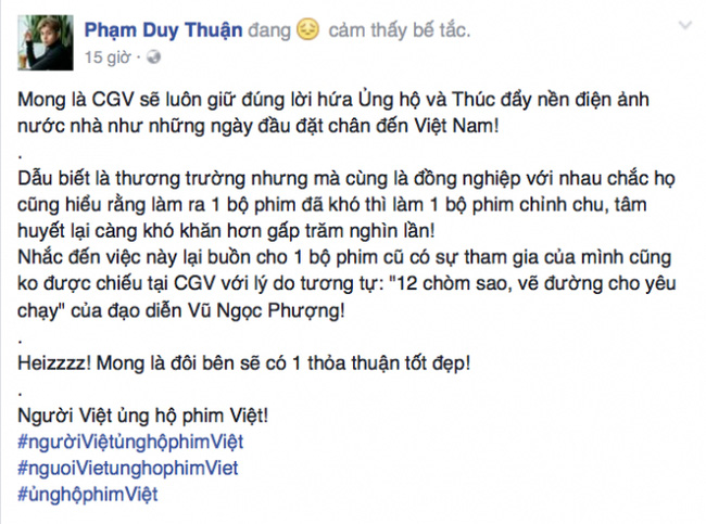 
Jun Phạm (365) - học trò của Ngô Thanh Vân chia sẻ lại bài viết của Nguyễn Ngọc Thạch
