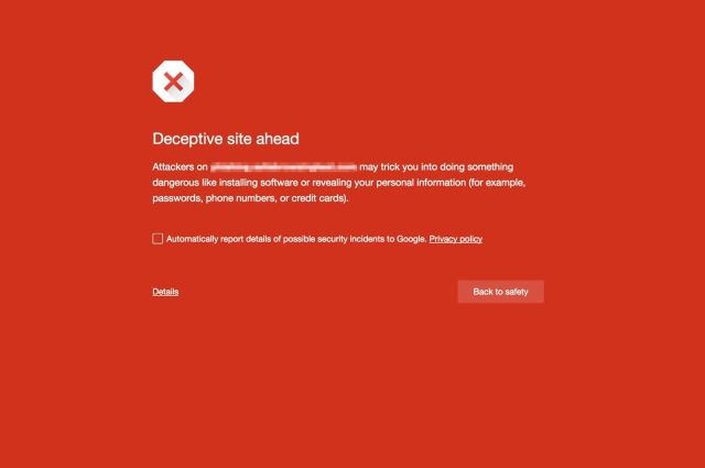 
Tr&igrave;nh duyệt Chrome của Google lu&ocirc;n cố gắng bảo vệ người d&ugrave;ng khỏi những trang kh&ocirc;ng an to&agrave;n.
