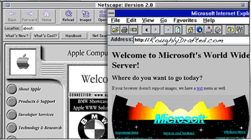  Netscape và Internet Explorer. 