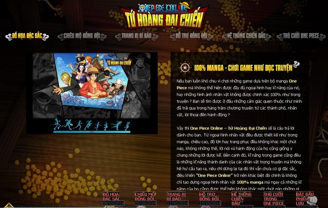 One Piece Online mở trang teaser, phát hành tại Việt Nam trong tháng 10