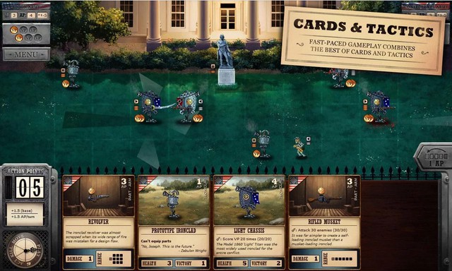 Ironclad Tactics - Game thẻ bài độc đáo tái hiện lịch sử cuộc nội chiến Mỹ