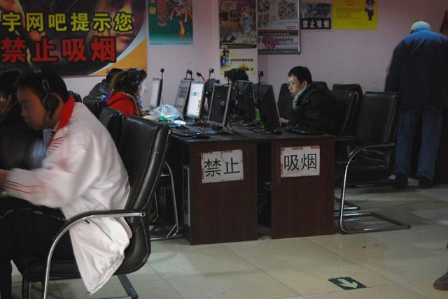 Số lượng các quán Internet tại Trung Quốc đang giảm dần
