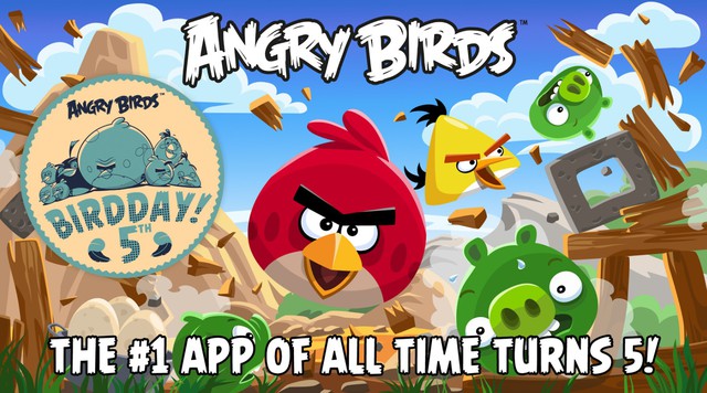 Angry Birds mừng sinh nhật với 30 màn chơi từ người hâm mộ