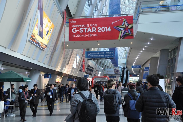 Toàn cảnh triển lãm game G-Star 2014 trong ngày đầu tiên