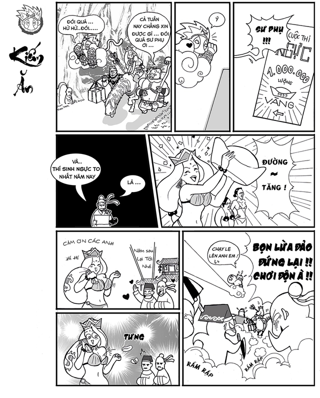 Lạ mắt với bộ truyện tranh Tây Du Ký hài của họa sĩ Việt Nam