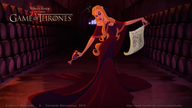 Nữ hoàng Cersei Lannister với vẻ ngoài đậm chất của nhân vật phản diện