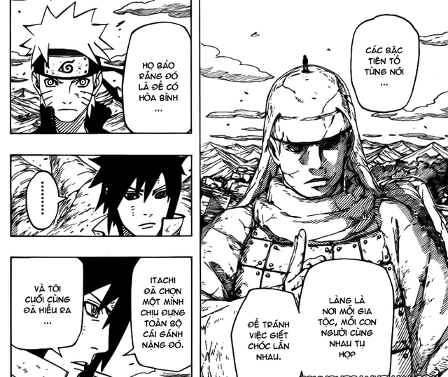 Tranh cãi về triết lý của Sasuke trong truyện tranh Naruto mới
