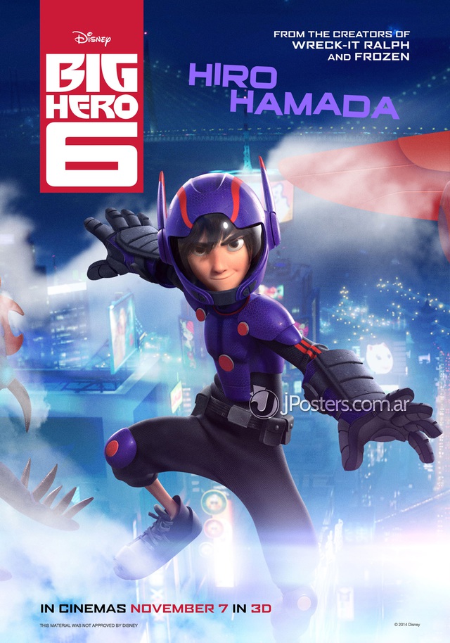 Bom tấn hoạt hình Big Hero 6 ra mắt dàn siêu anh hùng mới